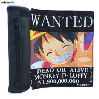 กล่องใส่ดินสอ One Piece อะนิเมะอุปกรณ์ต่อพ่วง Stationery Case Luffy Soron Chopper Scroll Pencil