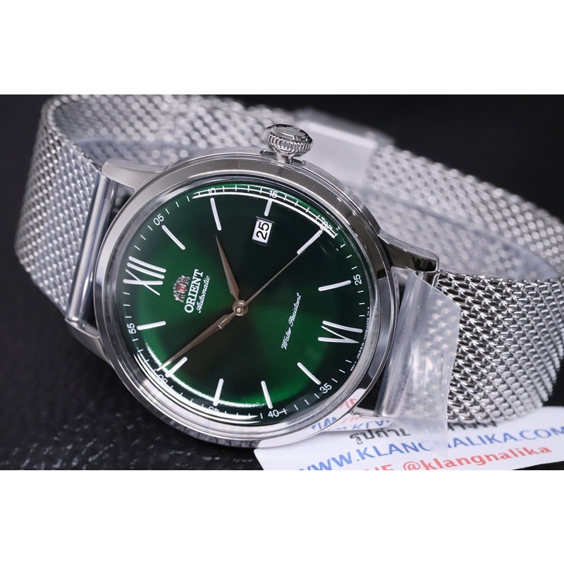 (แถมกล่องแบบพกพา) นาฬิกา Orient Bambino Classic Automatic รุ่น RA-AC0018E
