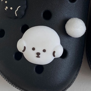 พร้อมส่ง!! Crocs Jibbitz น้องหมา White Bichons ติดรองเท้า จาก Mill and Moi