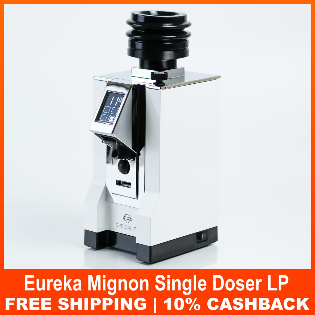 Eureka Mignon grinder Low Profile Single Dosing Hopper & Bellow