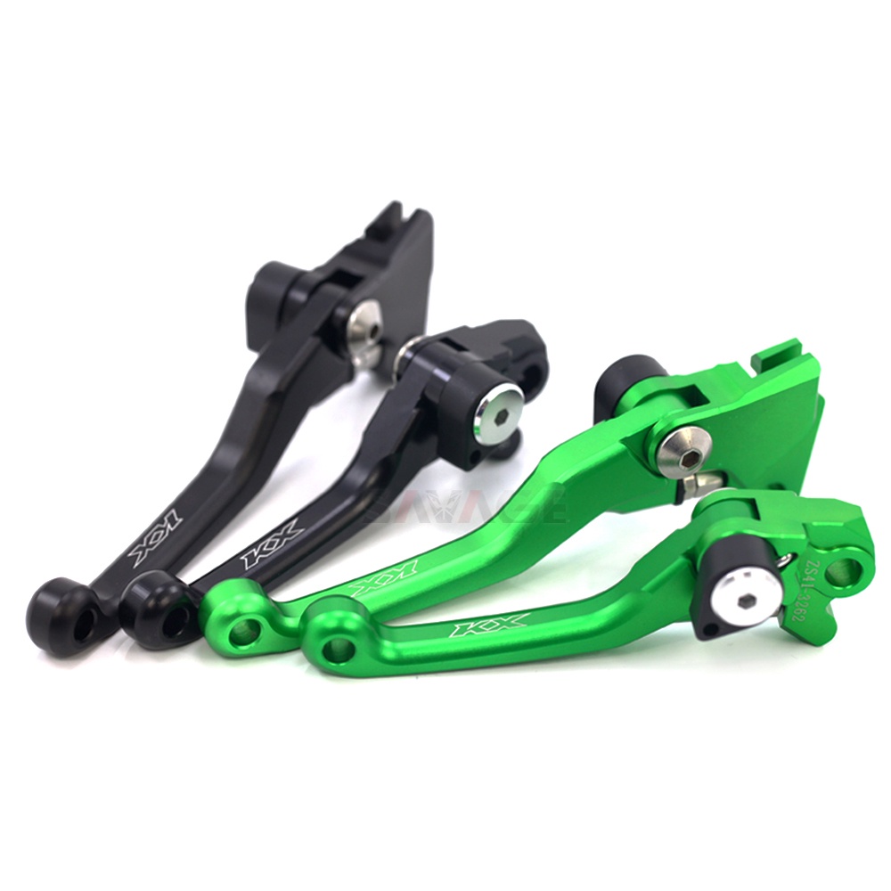 Cnc ก้านเบรคคลัชสําหรับรถจักรยานยนต์ KAWASAKI KX65 KX85 KX100 KX125 KX250 KX500 รถจักรยานยนต์ KX 65 