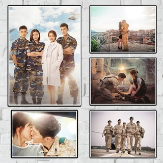 โปสเตอร์ Descendants of the Sun แนววินเทจ สําหรับตกแต่งบ้าน บาร์ ห้องนั่งเล่น