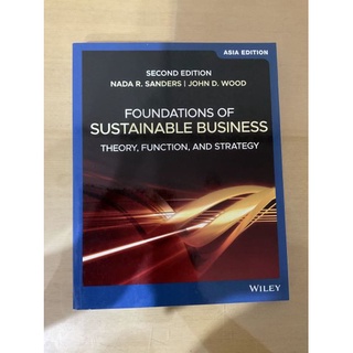 Sustainable Business, 2nd Edition, Asia Edition by Sanders (Wiley Textbook)