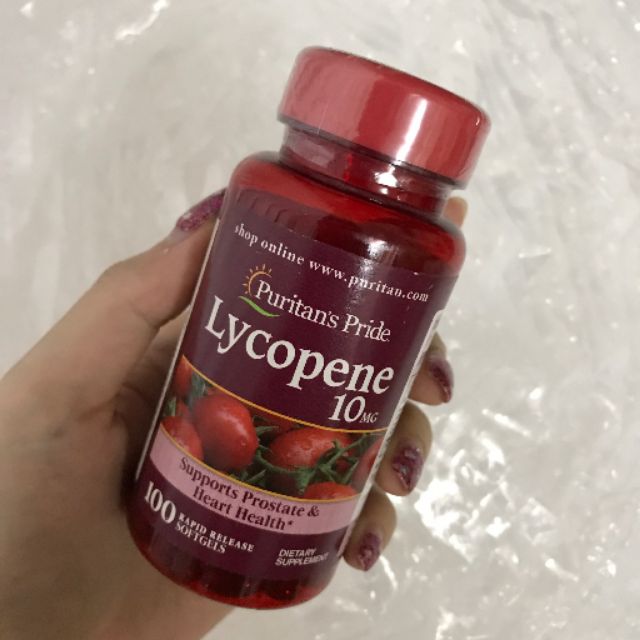 Puritan's Pride  Lycopene 10 mg / 100 Softgels