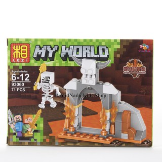 ProudNada Toys ของเล่นตัวต่อเลโก้มายเวิลด์ LEZI MY WORLD 71 PCS 93060 (แบบที่3)