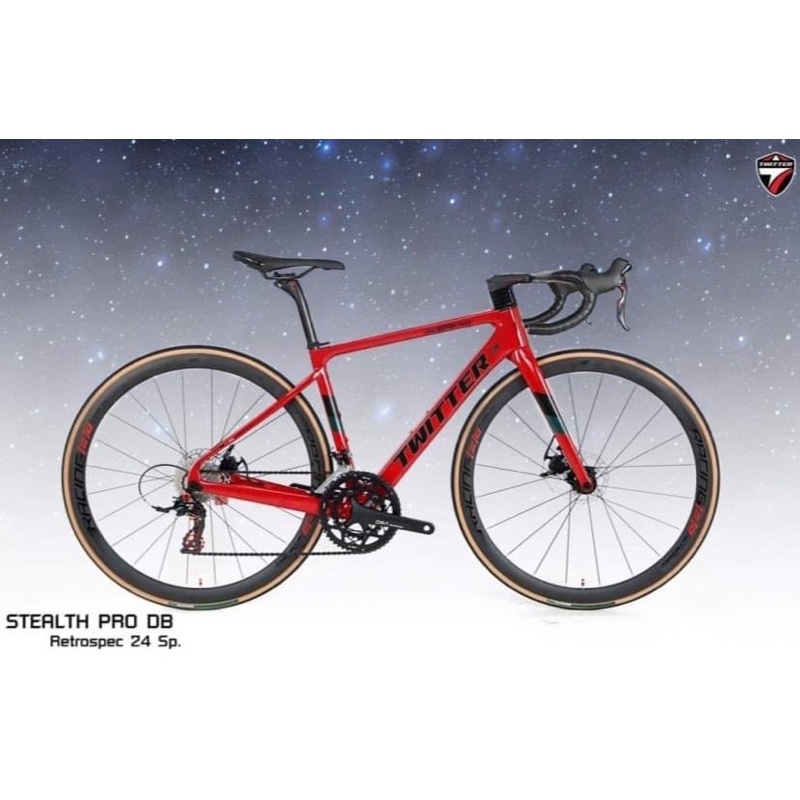 จักรยานเสือหมอบ Twitter Stealth DB 24 Sp.