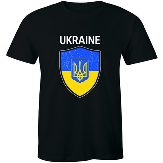 เสื้อยืดผ้าฝ้ายพิมพ์ลายขายดีใหม่ เสื้อยืดผ้าฝ้าย แบบนิ่ม พิมพ์ลาย National Trident Ukraine heritage สวมใส่สบาย 2022