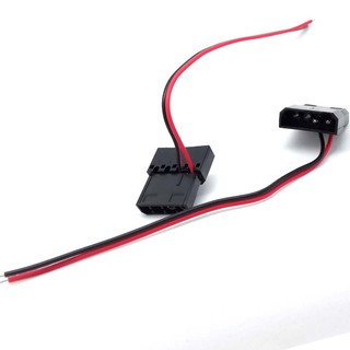 Molex สายเคเบิลเชื่อมต่อ DC 4 Pin เป็น 2 Pin 12V 3A สําหรับกล่อง LED SMD PC