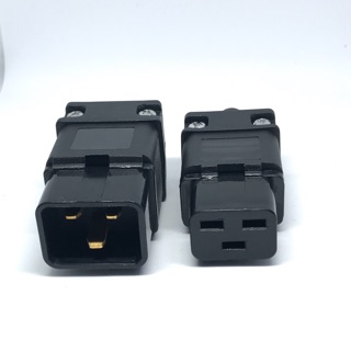 💢 ปลั๊กสีดำขั้วต่อ16Amp 250Vac เหมาะเอาไปทำปลั๊กพ่วง ที่ต้องการแอมป์สูง งานเครื่องเสียง ตัวผู้และตัวเมีย