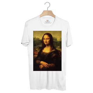 BP834 เสื้อยืด Leonardo da Vinci : Mona Lisa