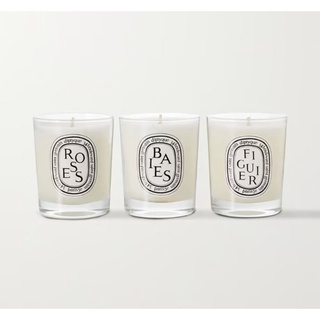 DIPTYQUE Set of three scented candles, 3 x 70g