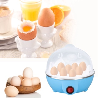 Daily U Chicken Egg Cooker Make Up to 7 Large Boiled Eggs Anti Dry Burning Automatic Power Off Poacher with Heating Plate