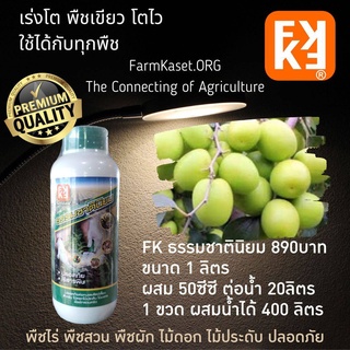 แก้ พุทราใบไหม้ หนอนเจาะพุทรา แก้เพลี้ย ปุ๋ย สำหรับพุทธรา (ใช้ได้ทุกพืช) FK ธรรมชาตินิยม จาก ฟาร์มเกษตร