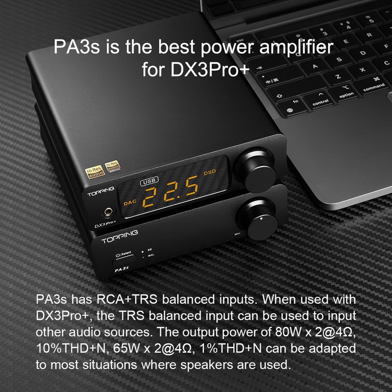 Topping DX3 PRO+ ตัวถอดรหัสและขยายสัญญาณเสียง ประกันศูนย์ไทย
