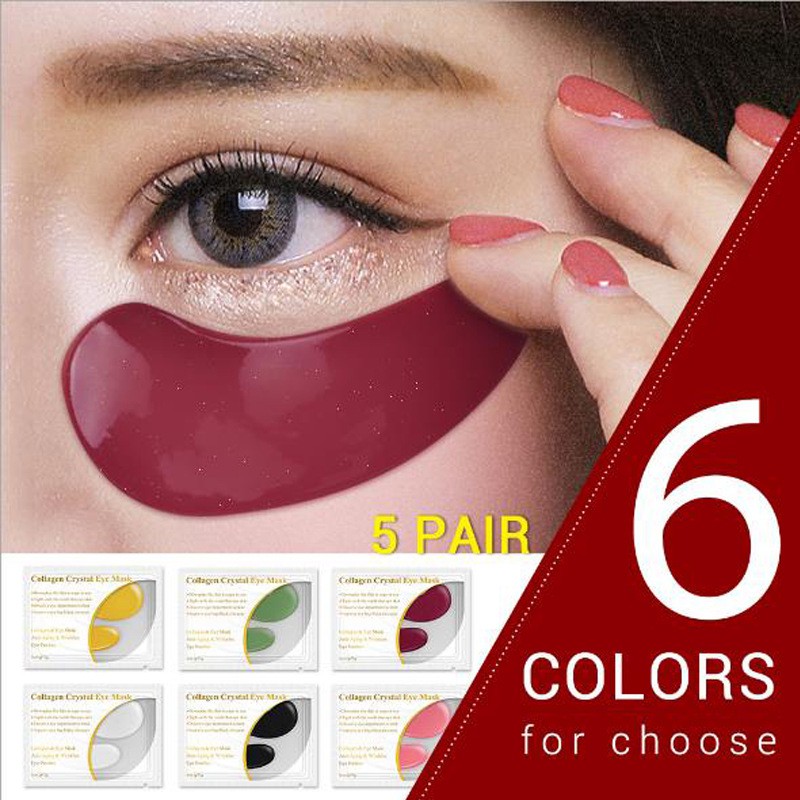 🔥พร้อมส่งด่วน🔥 มาร์คใต้ตา 6 สูตร 🔥 มาส์กคอลลาเจนต่อต้านริ้วรอย แผ่นมาส์กใต้ตา ลดใต้ตาดำคล้ำ