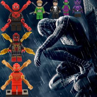 เข้ากันได้กับ Leging Minifigures Endgame Spider Man SpiderMan Mysterio Building Blocks ของเล่นสําหรับเด็ก