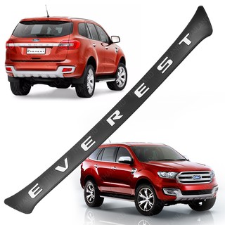 ครอบคิ้วฝากระโปรงหน้า โลโก้ "EVEREST" ขาว สีดำ, ขาว 1 ชิ้น สำหรับ ฟอร์ด Ford เอเวอเรส Everest ปี 2015 2016 2017