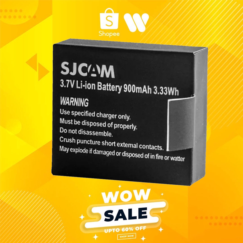 SJCAM Battery แบตเตอรี่ สำหรับ SJCAM SJ4000 1 ก้อน | Shopee Thailand