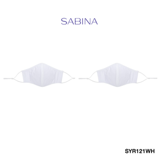 Sabina หน้ากากอนามัย ( Set 2 ชิ้น ) TRIPLE MASK EXTRA SIZE รหัส SYR121WH สีขาว