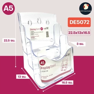 *ขายดี* กล่องโบรชัวร์ กล่องใส่โบรชัวร์ A4 A5 และ A6 (A4พับ3) กล่องอะคริลิคใสหนา 2 มม ใส่แผ่นพับ ตั้งโต๊ะ ติดผนัง ดูดี