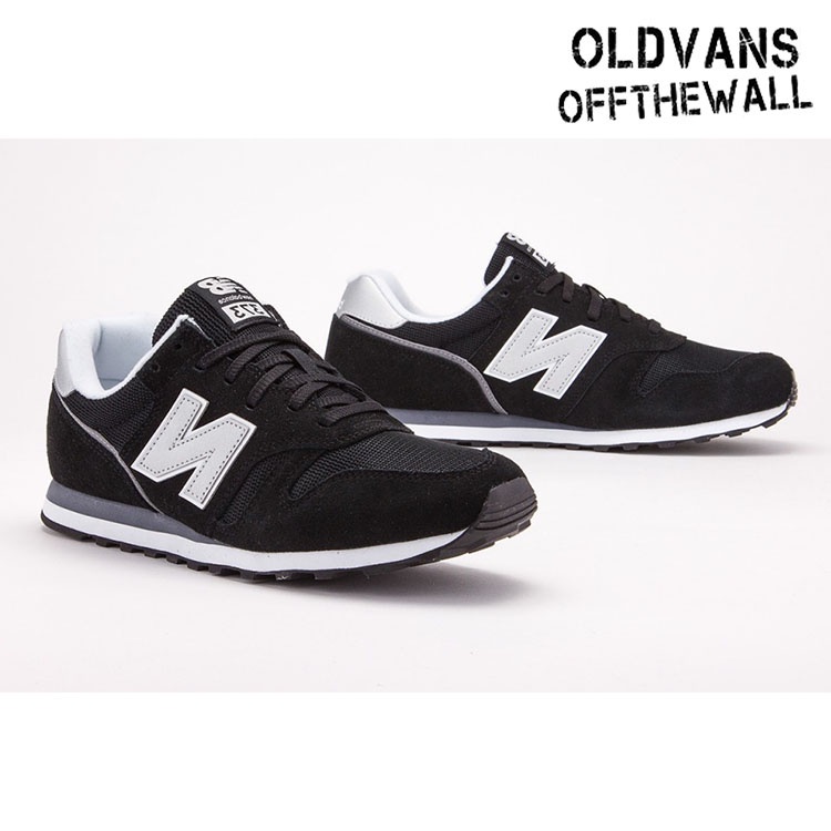 new balance 373 black suede