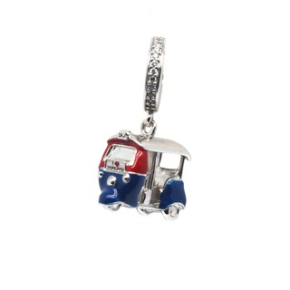 Aevari Tuk Tuk Charm 925 Silver with Enamel &amp; Rhodium Plated ชาร์ม ชาร์มเงินแท้ ชาร์มตุ๊กตุ๊ก จี้ตุ๊กตุ๊ก Thailand