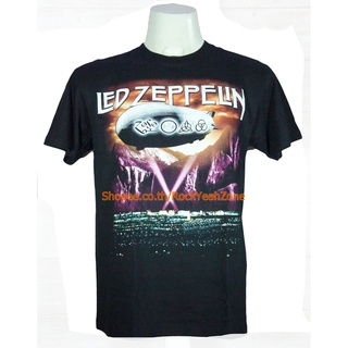 เสื้อวง LED ZEPPELIN เสื้อไซส์ยุโรป เลด เซพเพลิน PTA707 เสื้อวงร็อค เมทัล สากล Rockyeah