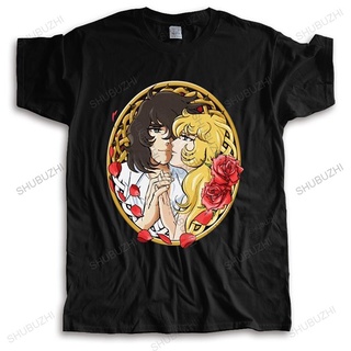 [S-5XL] เสื้อยืดแขนสั้น ผ้าฝ้าย พิมพ์ลายมังงะ The Rose Of Versailles สําหรับผู้ชาย