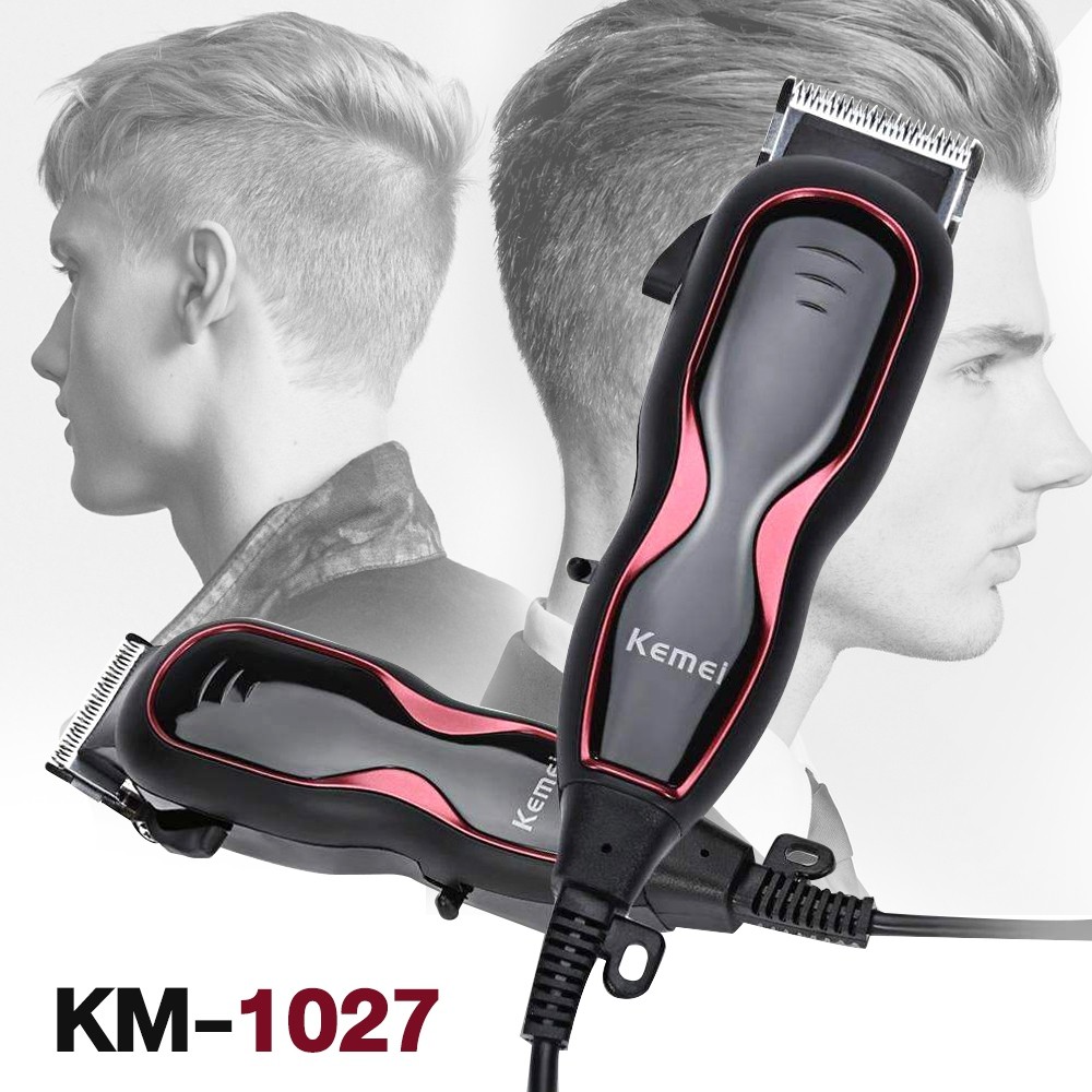Saledede KEMEI KM-1027 แบตตาเลี่ยน ปัตตาเลี่ยนตัดผมไฟฟ้า (คละสี) รุ่น Hair Clipper-Wireless-KM-1027-