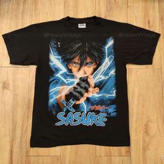 (B)SASUKE NARUTO เสื้อลายการ์ตูน เสื้อวง เสื้อทัวร์