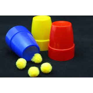 ของเล่นมายากลแก้ว 3 ใบ (3 Cup balls Magic)