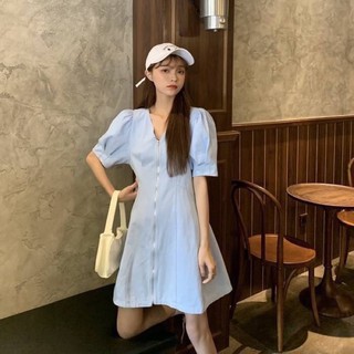 blue sky plain dress ☁️