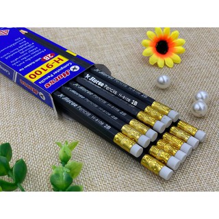 ดินสอดำ 2B ตราม้า H-900 (12pcs.)