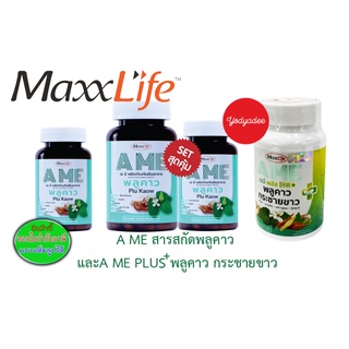 Maxxlife A ME พลูคาว และA ME PLUS พลูคาว กระชายขาว ผลิตภัณฑ์เสริมอาหาร พลูคาว