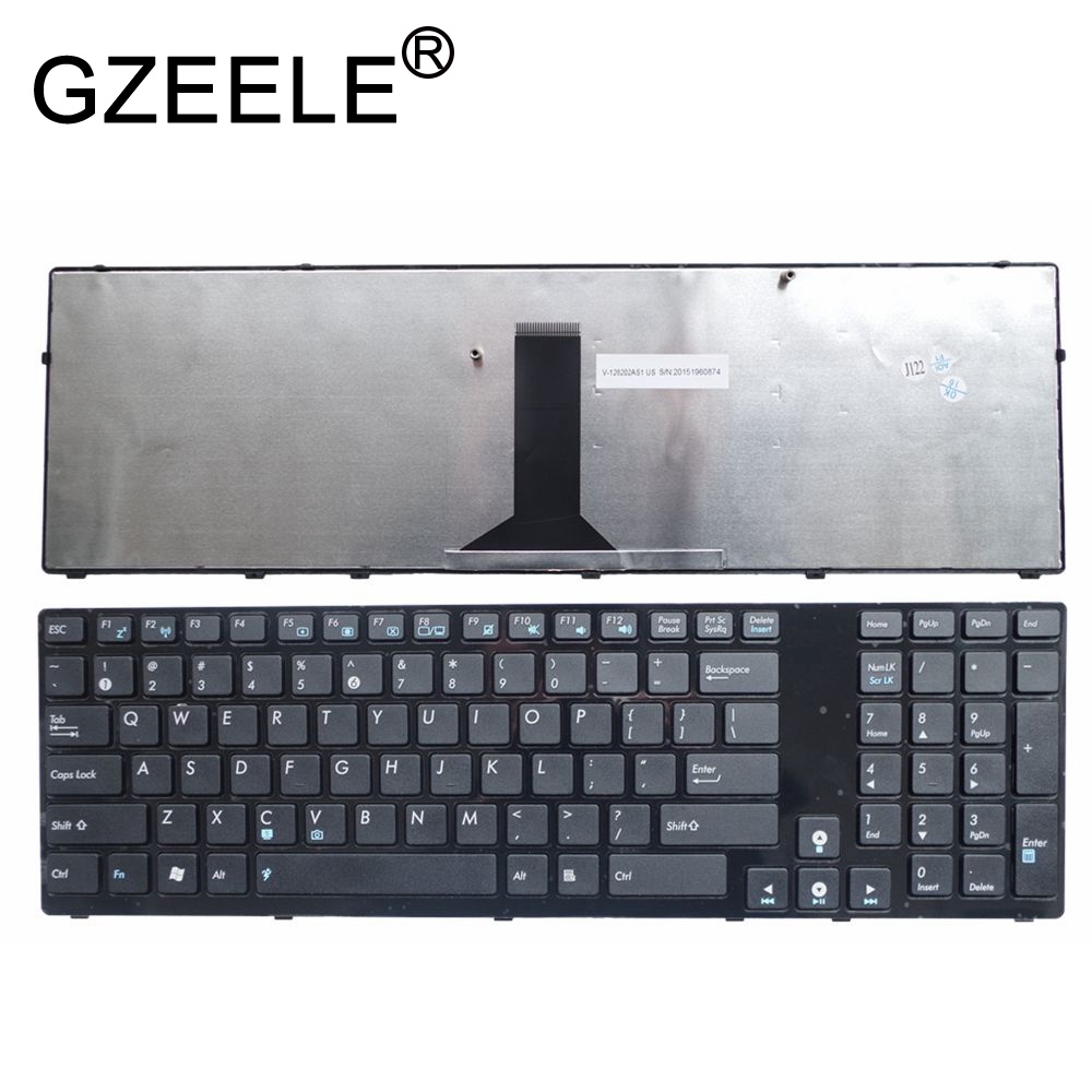 GZEELE New for ASUS K93 K93S K93SM K93SV K95 K95V K95VB K95VJ K95VM keyboard US layout black color l