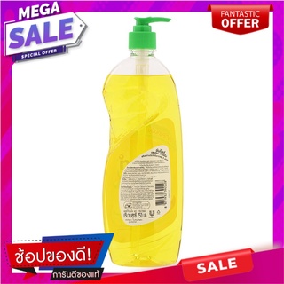 ซันไลต์เลมอนเทอร์โบน้ำยาล้างจาน 750มล. ขวด Sunlight Lemon Turbo Dishwashing Liquid 750ml. Bottle