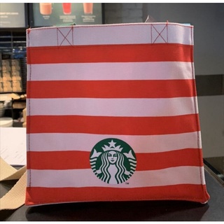 พร้อมส่งที่ไทย! Starbucks Bag กระเป๋าผ้า สตาร์บัคส์ คริสต์มาส Xmas -​2 50th Anniversary ของแท้ 100%