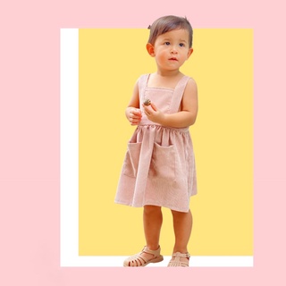 ชุดเด็กเอี๊ยมกระโปรง ผ้าลูกฟูก Size 9-12M. / 1-2Y. / 2-3Y.