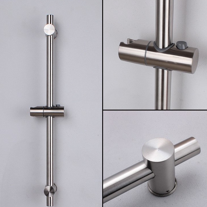 ราวฝักบัว ปรับระดับ สแตนเลส 304 ยาว 67 ซม. Adjustable Slide Hold Shower Head Stainless Steel 304 Size 67 cm.