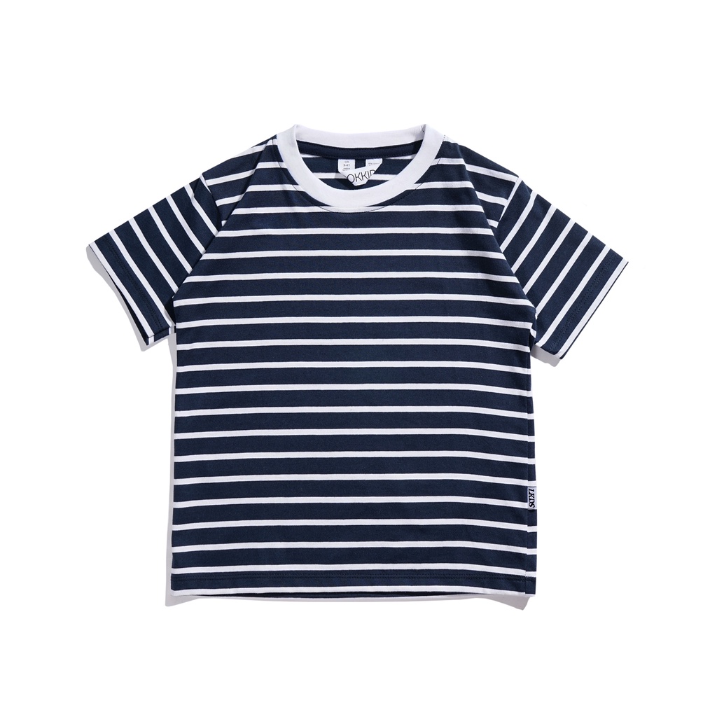 LOOKKIDS เสื้อยืดผ้าฝ้ายลายทางสําหรับเด็ก 30s Marina T-Shirt