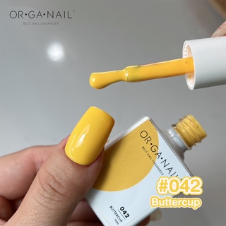 สีเจล OR•GA•NAIL #042 Buttercup l สีทาเล็บเจล organail สีเหลือง สีเหลืองพาสเทล