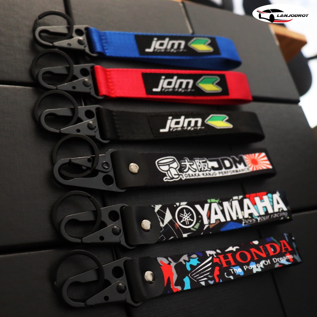 พวงกุญแจผ้า พวงกุญแจซิ่ง สไตล์ JDM แต่งซิ่ง แบบญี่ปุ่น พวงกุญแจรถมอเตอร์ไซค์ ราคา ถูกที่สุด ดีลบีเคเค แกลเลอรีภาพที่ 2