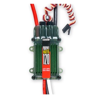 สปีด ฮอ 550/600/700 Castle Creations Phoenix Edge 120HV 50V 120-Amp ESC ใช้กับไฟ 3s-12s (11.1v-44.4v) อุปกรณ์ชุดไฟ Rc