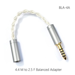 DD BLA-4A สายแปลง 2.5 Balanced เป็น 4.4 Balanced สายชุบเงินถัก 7N OCC