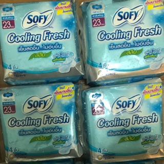 ผ้าอนามัยSOFY Cooling Fresh สลิม 23 ซม. เย็นสดชื่น ไม่อับชื้น ขายถูกที่สุดค่ะ