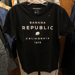 BANANA REPUBLIC เสื้อยืดคอกลม แขนสั้น พิมพ์ลายกล้วยสาธารณรัฐ แฟชั่นฤดูร้อน สําหรับผู้ชาย