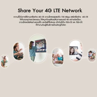 TP-LINK TL-MR100 เราเตอร์ใส่ซิม 4G LTE Router 300Mbps (Wireless N 4G LTE Router) รองรับ 4G ทุกเครือข่าย รับประกัน 3 ปี