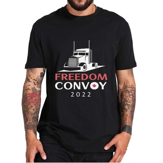 Convoy เสื้อยืดลําลอง ผ้าฝ้าย 100% แขนสั้น พิมพ์ลาย Trucker Convoy แนวตลก ไซซ์ EU สําหรับผู้ชาย 2022S-5XL