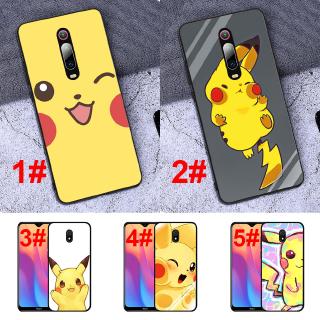 เคสโทรศัพท์ซิลิโคนพิมพ์ลายการ์ตูน pikachu redmi k 20 pro note 4x5 a prime 6 7 8 pro 8t