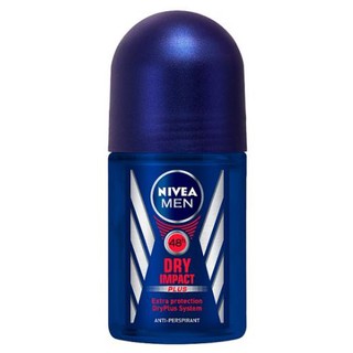 Nivea นีเวีย เมน ดราย อิมแพ็ค พลัส โรลออนลดเหงื่อและระงับกลิ่นกาย 25มล.